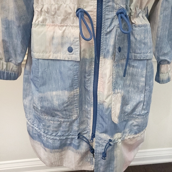 NWOT Adidas by Stella McCartney Pastel Brushstroke Athleisure Streetwear Parka - Picture 9 of 16